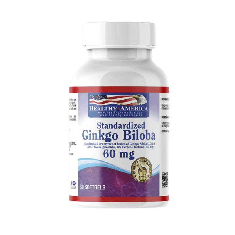 Gingko Biloba 60mg 60 Cápsulas Gingko Biloba 60mg 60 Cápsulas