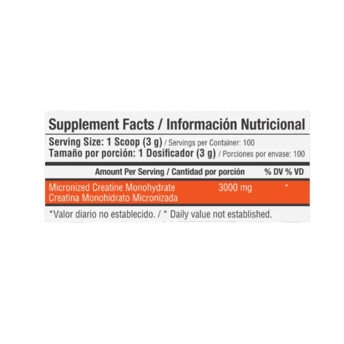 Creatina Monohidratada Micronizada 3000 mg (300 g) – Healthy Sports - Imagen 2