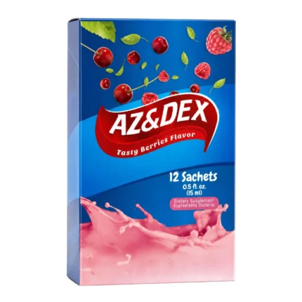 SACHETS LÍQUIDOS DE AZ&DEZ - SALUD DIGESTIVA en Colombia - Vista frontal
