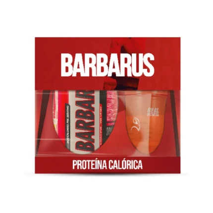 PROTEÍNAS BARBARUS EN POLVO + SHAKER - 910G en Colombia - Vista frontal