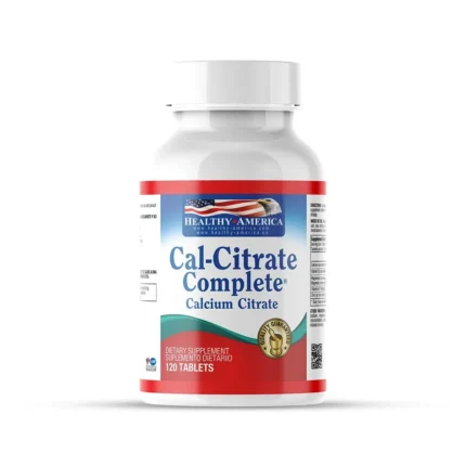 CALCIO CITRATO COMPLETO CON VITAMINA D3, MAGNESIO Y ZINC - 120 TABLETAS en Colombia - Vista frontal