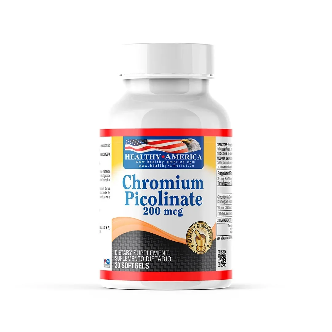 PICOLINATO DE CROMO 200MCG - SUPLEMENTO DIETARIO PARA EL BIENESTAR METABÓLICO PICOLINATO DE CROMO 200MCG - SUPLEMENTO DIETARIO PARA EL BIENESTAR METABÓLICO en Colombia - Vista frontal