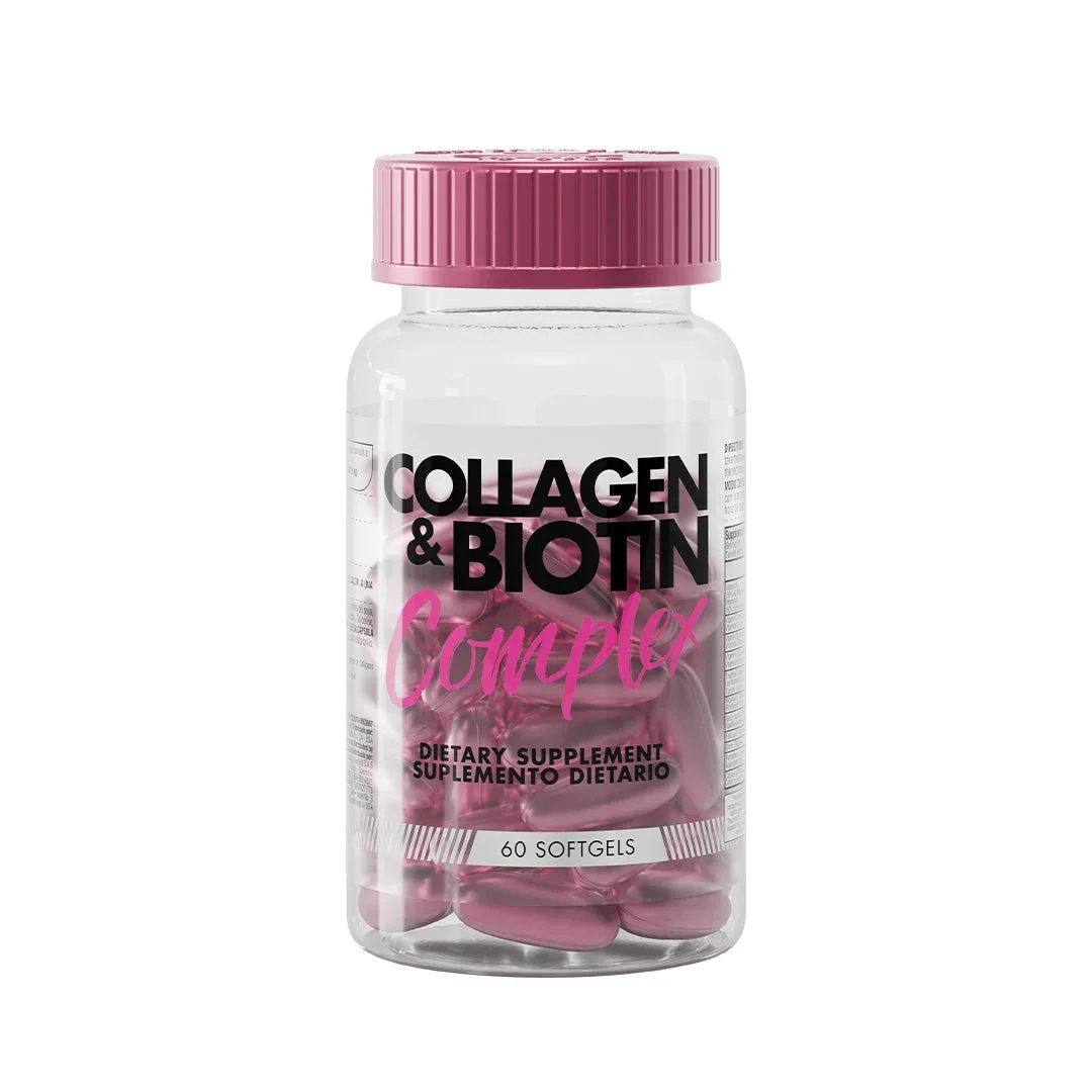 COLÁGENO Y BIOTINA COMPLEJO - 60 CÁPSULAS BLANDAS - SUPLEMENTO NUTRICIONAL COLÁGENO Y BIOTINA COMPLEJO - 60 CÁPSULAS BLANDAS - SUPLEMENTO NUTRICIONAL en Colombia - Vista frontal