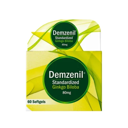DEMZEMIL 80MG - SUPLEMENTO DIETARIO EN BLISTER DE 60 SOFTGELS en Colombia - Vista frontal