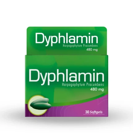 DYPHLAMIN 480MG - SUPLEMENTO DIETARIO EN SOFTGELS en Colombia - Vista frontal