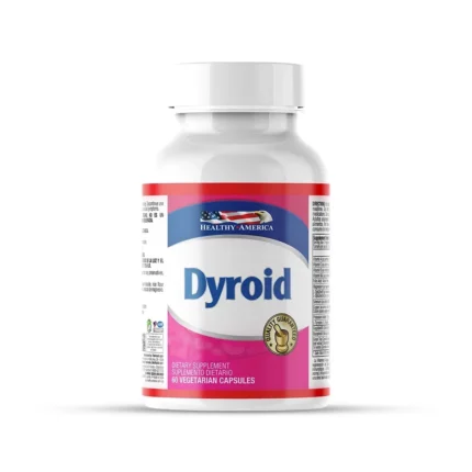 SUPLEMENTO DIETARIO DYROID - 60 CÁPSULAS VEGETARIANAS PARA EL BIENESTAR METABÓLICO en Colombia - Vista frontal