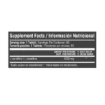 L-CARNITINA 1000MG - SUPLEMENTO PARA EL RENDIMIENTO DEPORTIVO en Colombia - Vista lateral