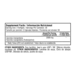 SUPLEMENTO DE GARCINIA CAMBOGIA 2000 MG 60 CÁPSULAS BLANDAS en Colombia - Vista posterior