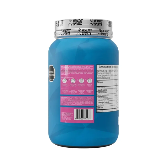 ISO WHEY 100% - PROTEÍNA AISLADA DE SUERO - SABOR RED VELVET - 952 G en Colombia - Etiqueta de ingredientes