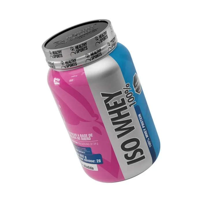 ISO WHEY 100% - PROTEÍNA AISLADA DE SUERO - SABOR RED VELVET - 952 G en Colombia - Vista posterior