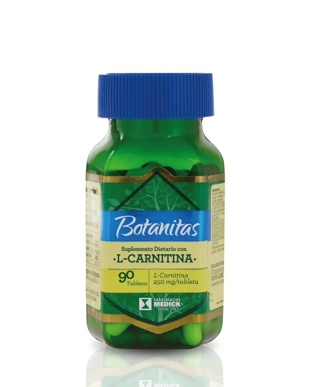 L-CARNITINA X 90 TABLETAS L-CARNITINA X 90 TABLETAS en Colombia - Vista frontal