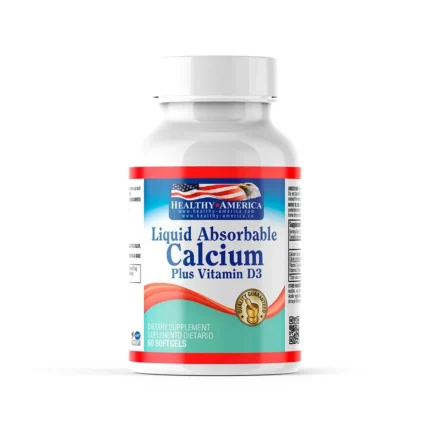 CÁPSULAS DE CALCIO ABSORBIBLE 1200MG CON VITAMINA D en Colombia - Vista frontal
