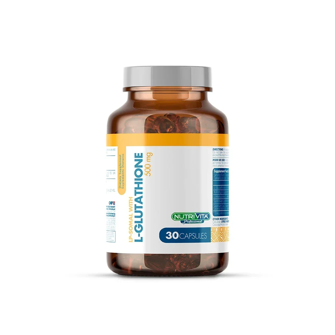 CÁPSULAS DE L-GLUTATIÓN 500MG - NUTRIVITA CÁPSULAS DE L-GLUTATIÓN 500MG - NUTRIVITA en Colombia - Vista frontal