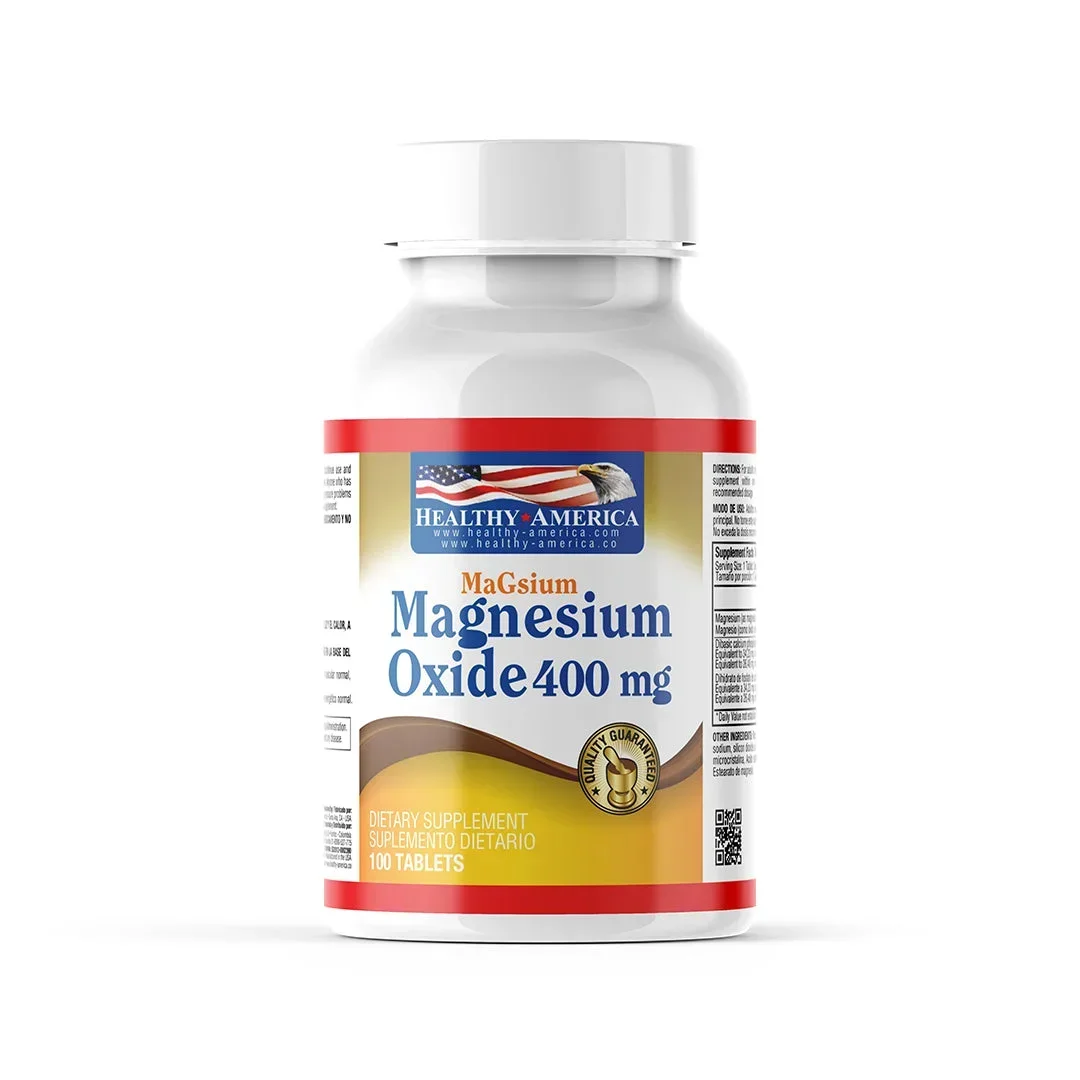 ÓXIDO DE MAGNESIO 400 MG - SUPLEMENTO MINERAL PARA EL BIENESTAR INTEGRAL ÓXIDO DE MAGNESIO 400 MG - SUPLEMENTO MINERAL PARA EL BIENESTAR INTEGRAL en Colombia - Vista frontal