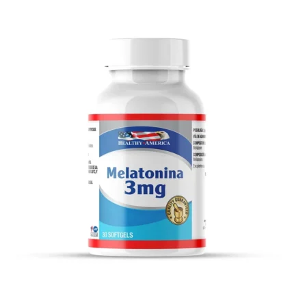 MELATONINA 3 MG - 30 SOFTGELS PARA UN DESCANSO REPARADOR en Colombia - Vista frontal