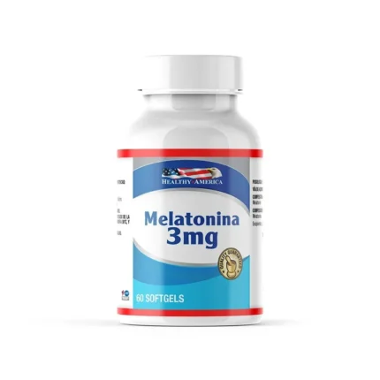 MELATONINA 3 MG - 60 SOFTGELS PARA UN DESCANSO ÓPTIMO en Colombia - Vista frontal