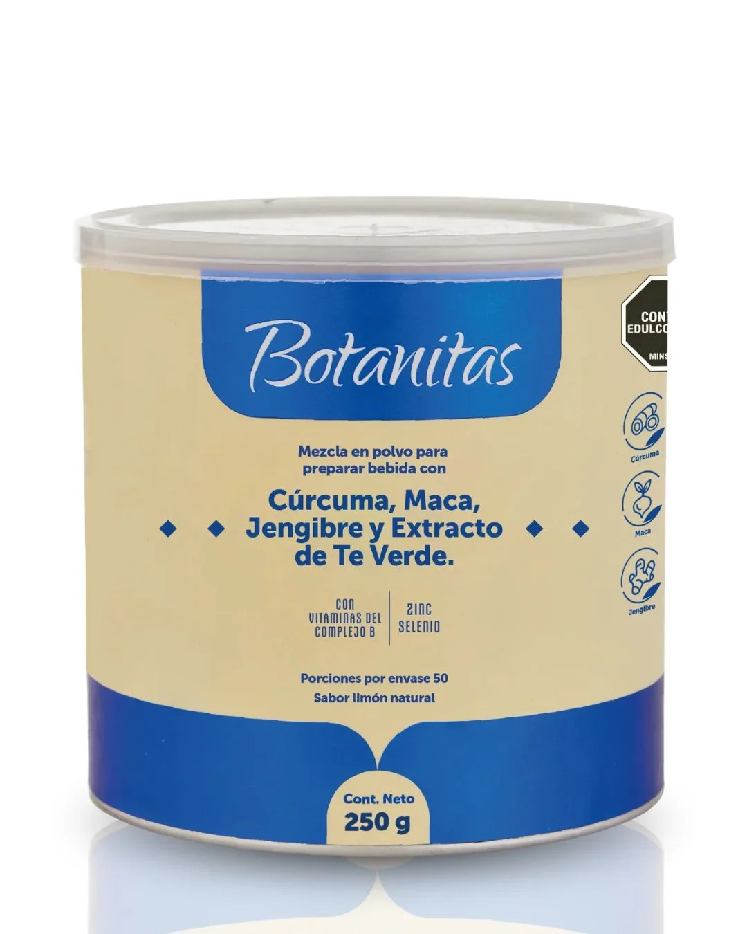 CÚRCUMA, MACA, JENGIBRE Y EXTRACTO DE TÉ VERDE CÚRCUMA, MACA, JENGIBRE Y EXTRACTO DE TÉ VERDE en Colombia - Vista frontal