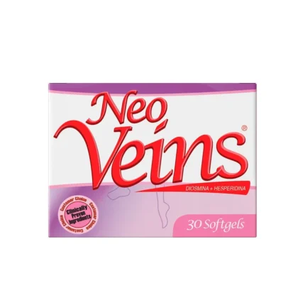 NEOVEINS SOFTGELS 500MG - SUPLEMENTO DIETARIO PARA EL BIENESTAR VASCULAR en Colombia - Vista frontal