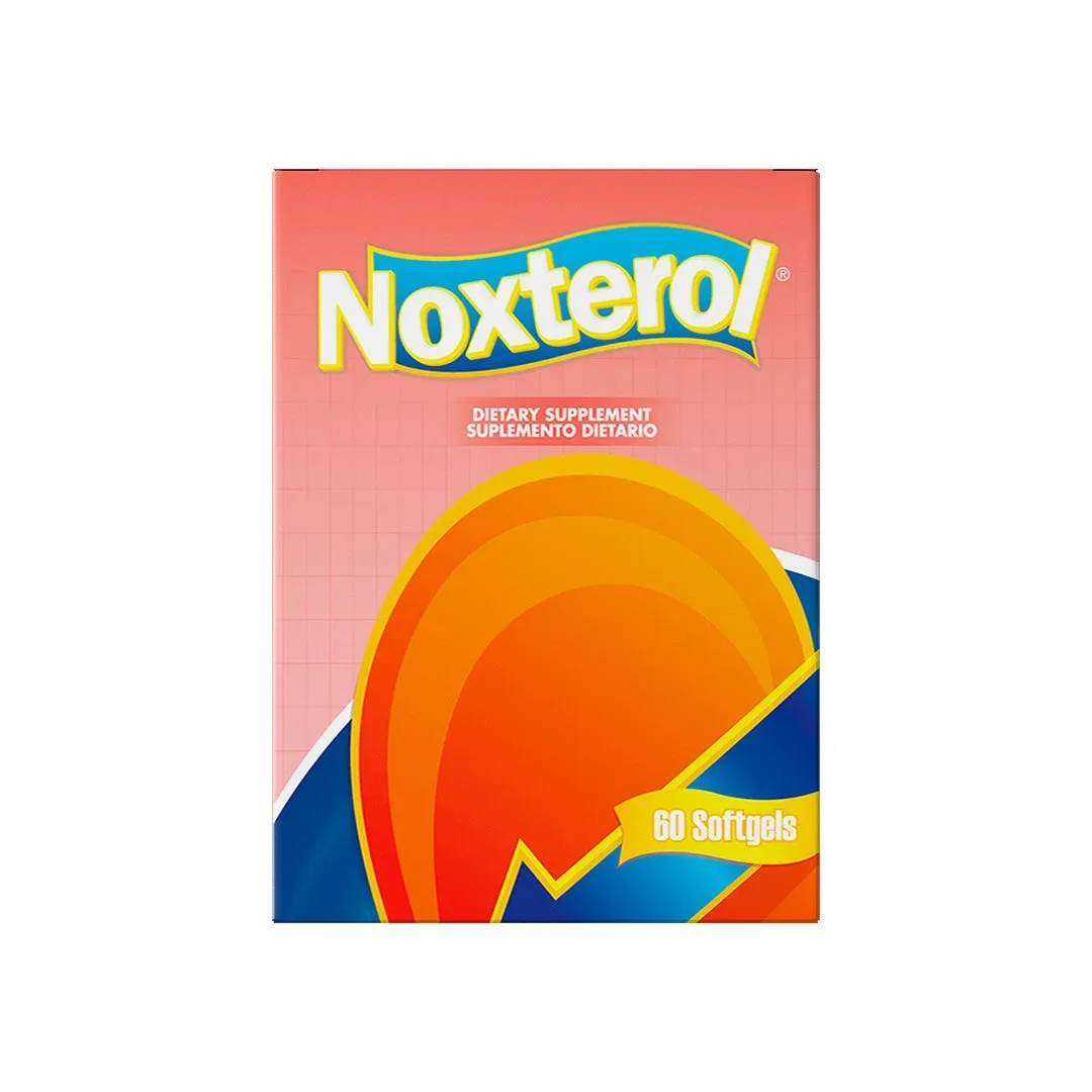 NOXTEROL 60 SOFTGELS - SUPLEMENTO DE OMEGAS PARA EL BIENESTAR GENERAL NOXTEROL 60 SOFTGELS - SUPLEMENTO DE OMEGAS PARA EL BIENESTAR GENERAL en Colombia - Vista frontal
