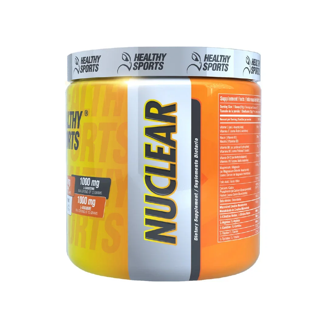 PRE ENTRENAMIENTO NUCLEAR - POLVO DE FRUTAS, 180G PRE ENTRENAMIENTO NUCLEAR - POLVO DE FRUTAS, 180G en Colombia - Vista frontal