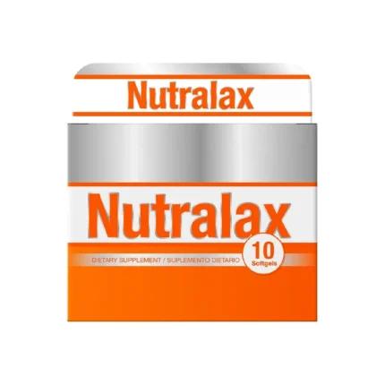 NUTRALAX - SUPLEMENTO DIGESTIVO EN CÁPSULAS BLANDAS en Colombia - Vista frontal
