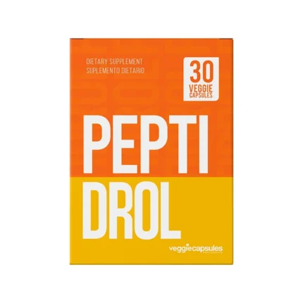PEPTIDROL - SUPLEMENTO DIGESTIVO EN CÁPSULAS VEGETALES en Colombia - Vista frontal