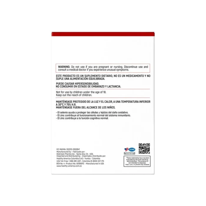 SUPLEMENTO DE SALUD MASCULINA - PSA 60 SOFTGELS en Colombia - Vista lateral