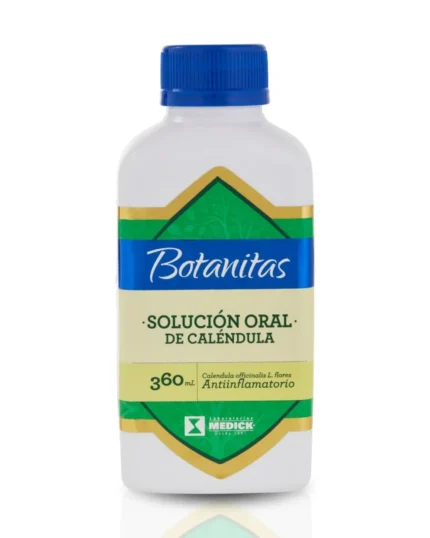 SOLUCIÓN ORAL DE CALÉNDULA en Colombia - Vista frontal