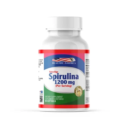 CÁPSULAS DE SPIRULINA NATURALES en Colombia - Vista frontal