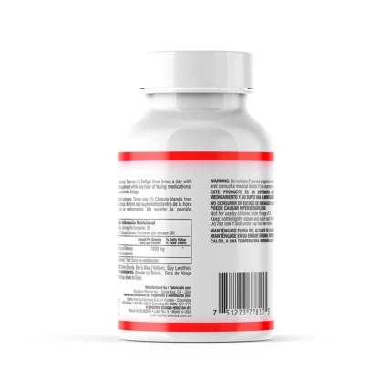 CÁPSULAS DE SPIRULINA NATURALES en Colombia - Vista lateral