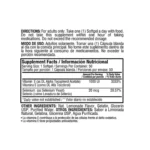 SUPLEMENTO DE VITAMINA E NATURAL 1000 IU - 50 CÁPSULAS BLANDAS en Colombia - Vista posterior