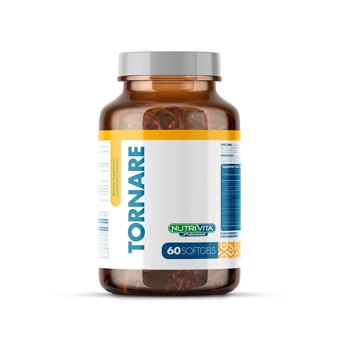 TORNARE SUPLEMENTO DIETARIO - 60 SOFTGELS TORNARE SUPLEMENTO DIETARIO - 60 SOFTGELS en Colombia - Vista frontal