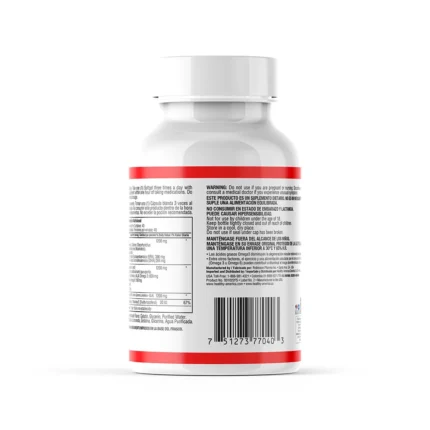 TRIPLE OMEGA 3-6-9 1200MG - SUPLEMENTO DIETARIO en Colombia - Vista lateral