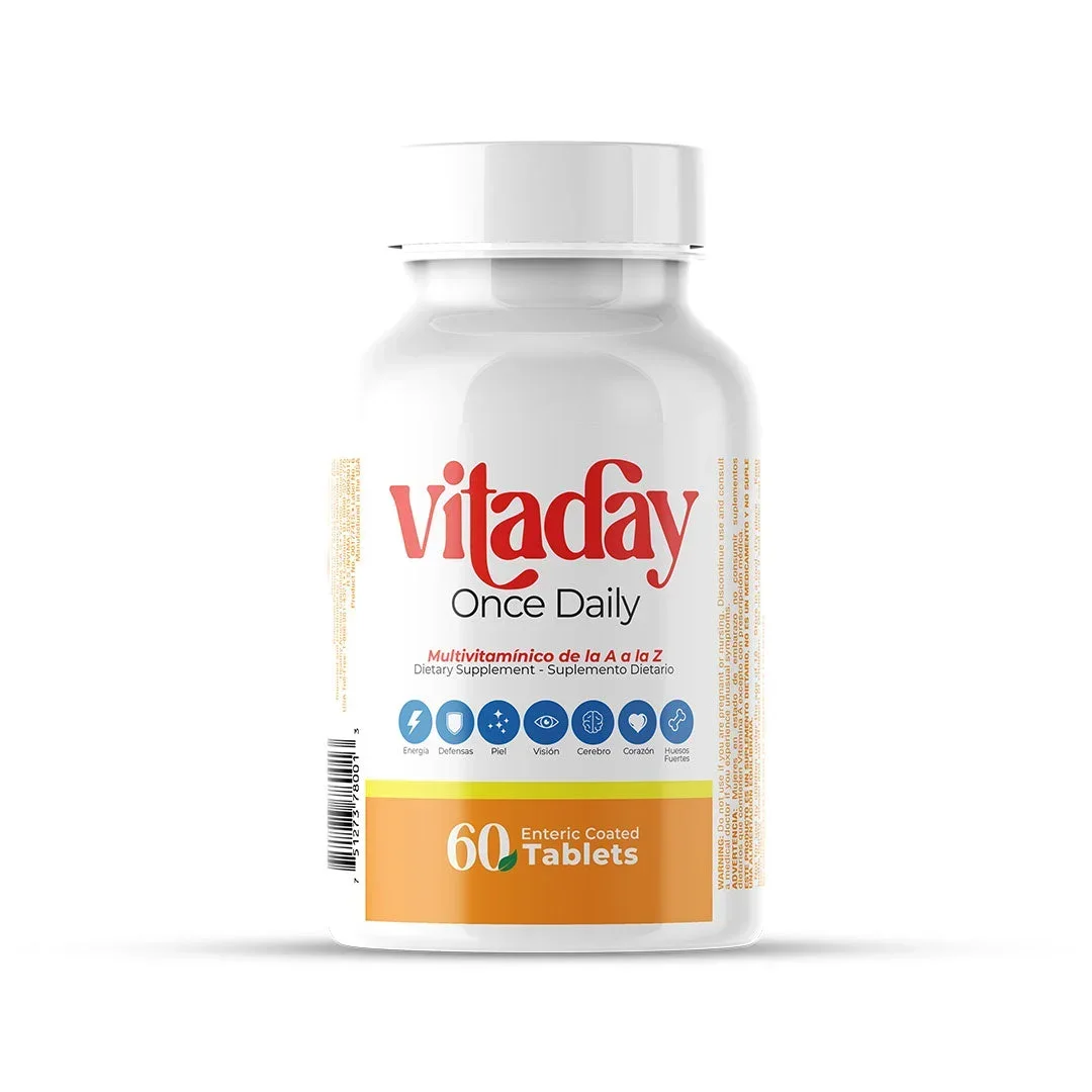 VITAMINAS Y MINERALES DIARIOS - VITALIDAD Y ENERGÍA EN 60 TABLETAS VITAMINAS Y MINERALES DIARIOS - VITALIDAD Y ENERGÍA EN 60 TABLETAS en Colombia - Vista frontal