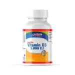 VITAMINA D3 5,000 IU - 100 CÁPSULAS BLANDAS en Colombia - Vista frontal