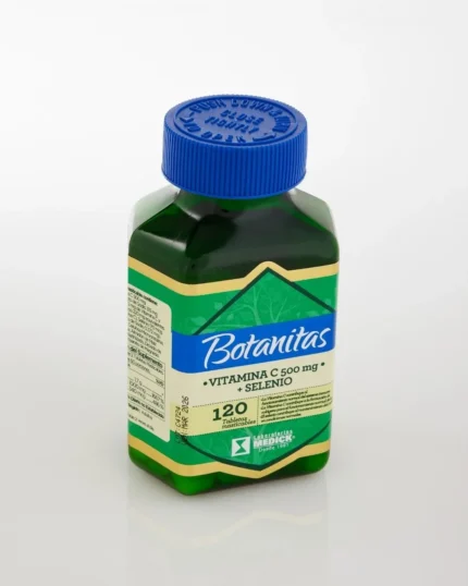 VITAMINA C 500 MG + SELENIO 120 TABLETAS MASTICABLES en Colombia - Vista lateral