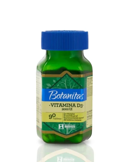 VITAMINA D3 2000 UI X 90 TABLETAS en Colombia - Vista frontal